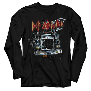 T-S Manches Longues Def Leppard Glass