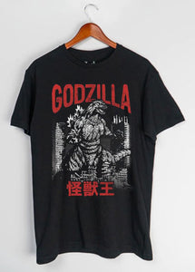 T-Shirt Godzilla Buildings