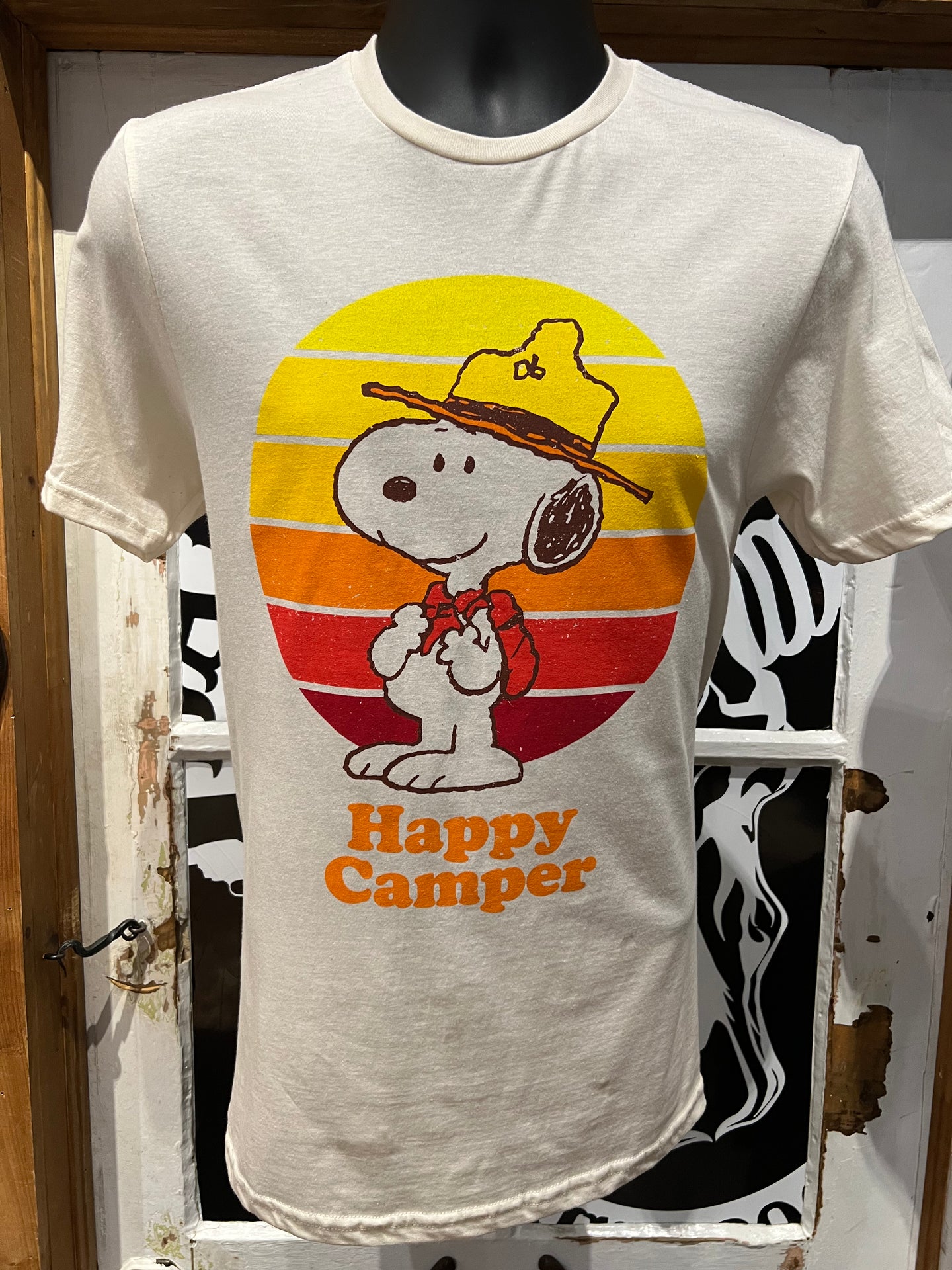 T-SHIRT Snoopy Happy Camper