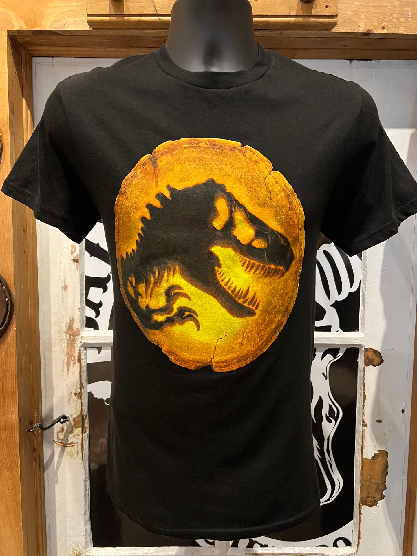 T-Shirt Jurassic Park Amber Circle