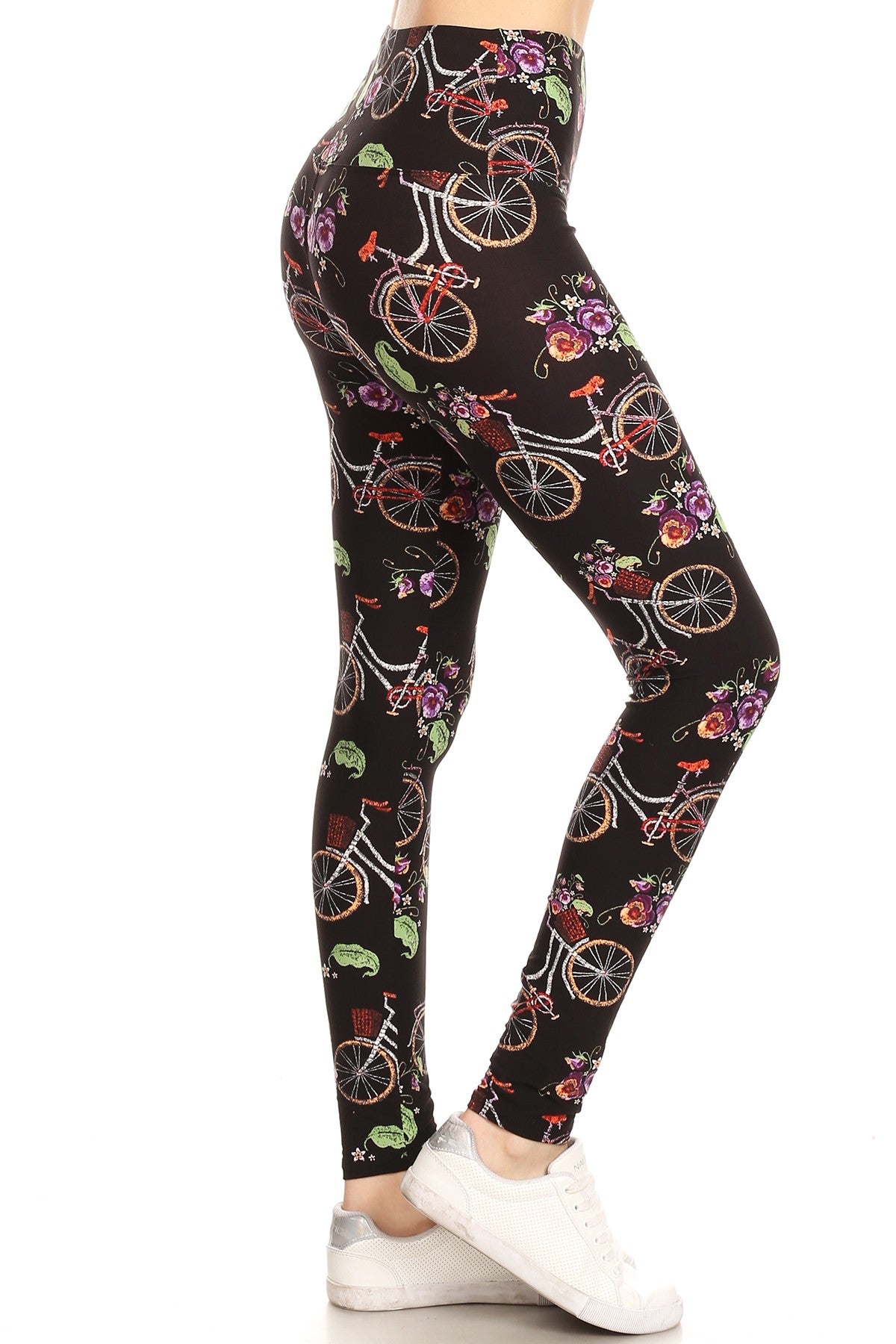 Legging Vélo & Fleur