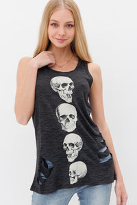 Vocal Cami Skull Laser