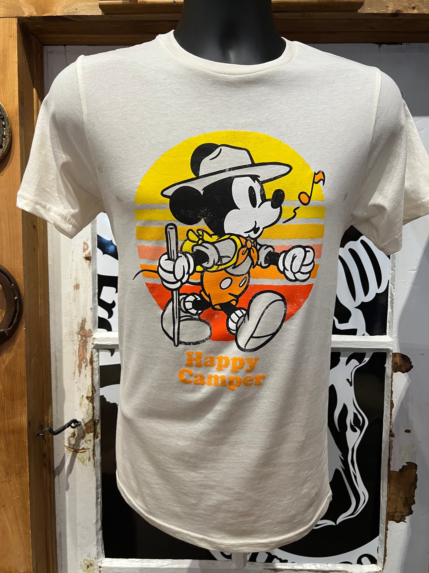 T-shirt Mickey Camping
